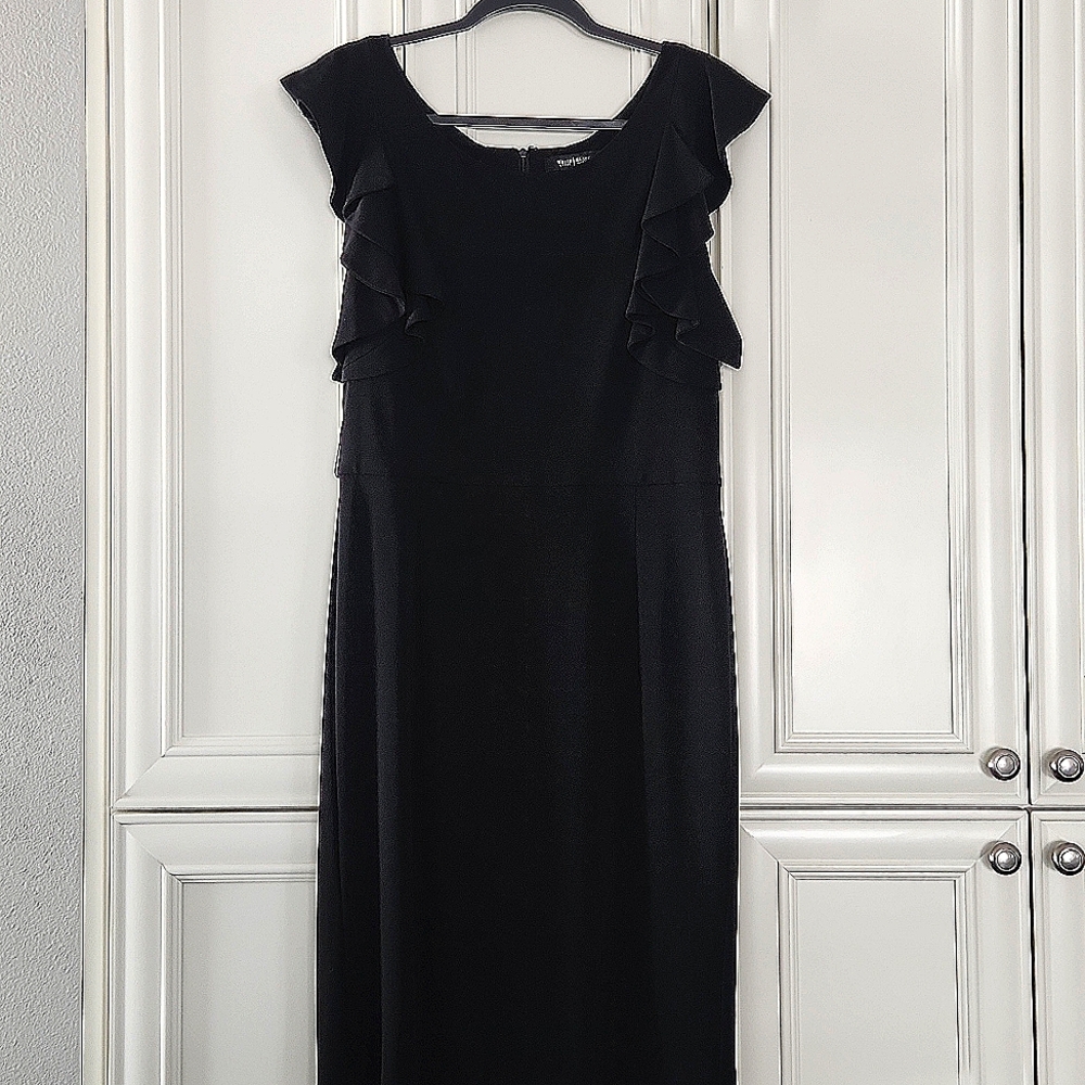 WHBM | Flutter Sleeve Little Black Dress